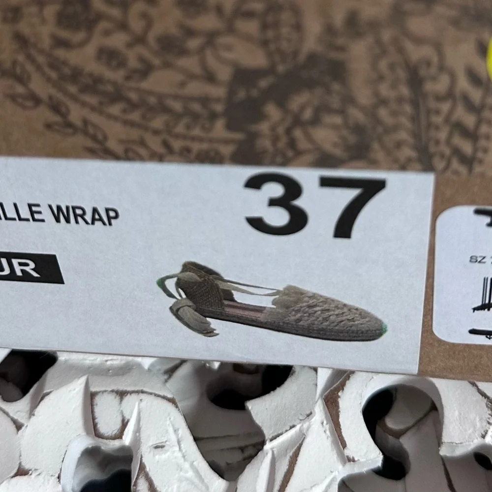 Free People VIDA ESPADRILLE WRAP Sandals, NIB Size EU 37